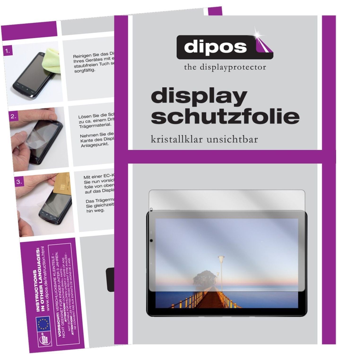 1x Schutzfolie klar für Chuwi Hi9 Plus Display-Sch (2)