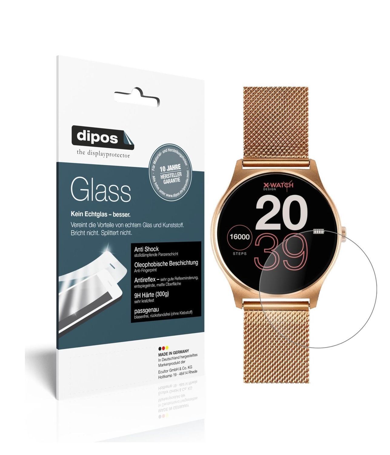 1x 9H Schutzfolie matt für Joli XW Pro Smartwatch  (2)