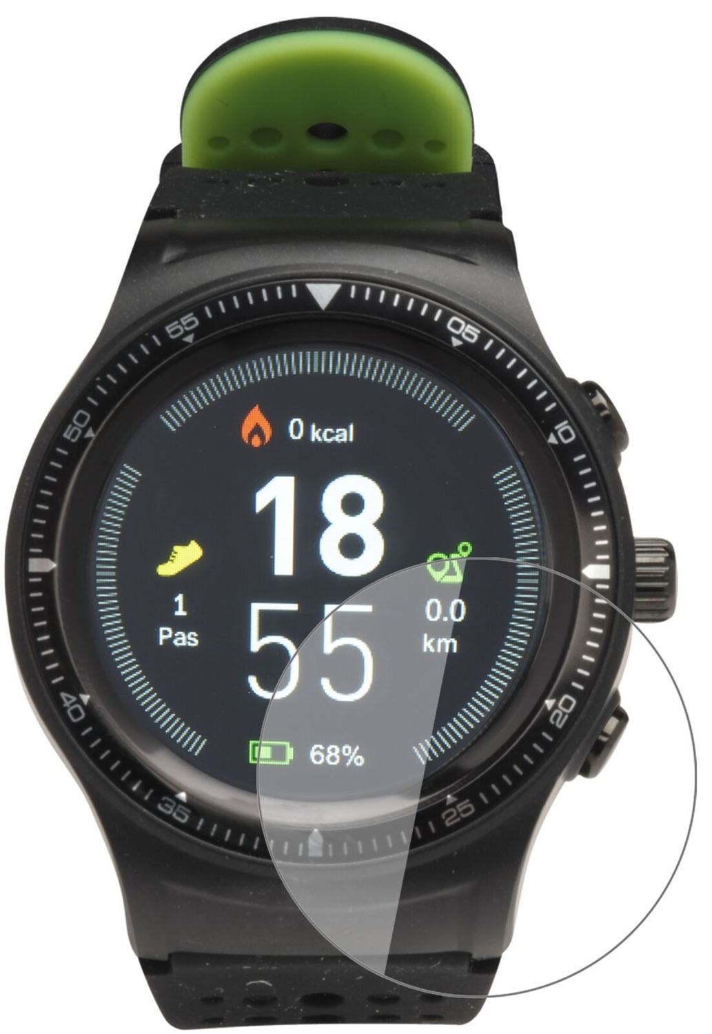 1x 9H Schutzfolie für DENVER SW-500 Smartwatch Pan (1)
