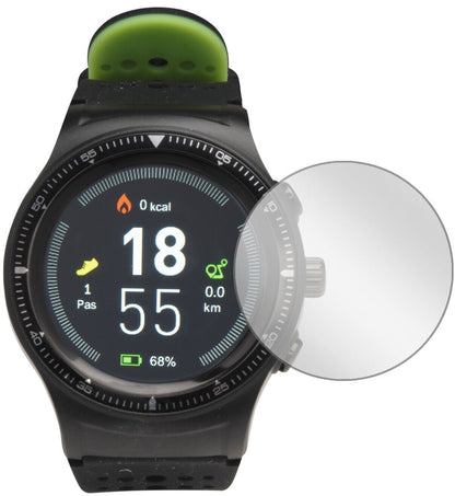 1x Schutzfolie klar für DENVER SW-500 Smartwatch D (1)