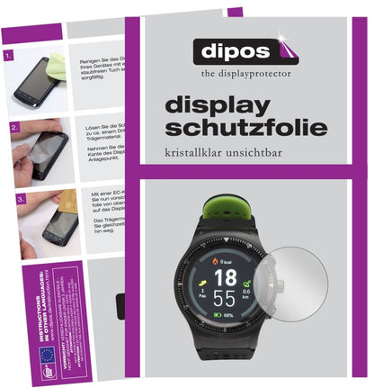 1x Schutzfolie klar für DENVER SW-500 Smartwatch D (2)