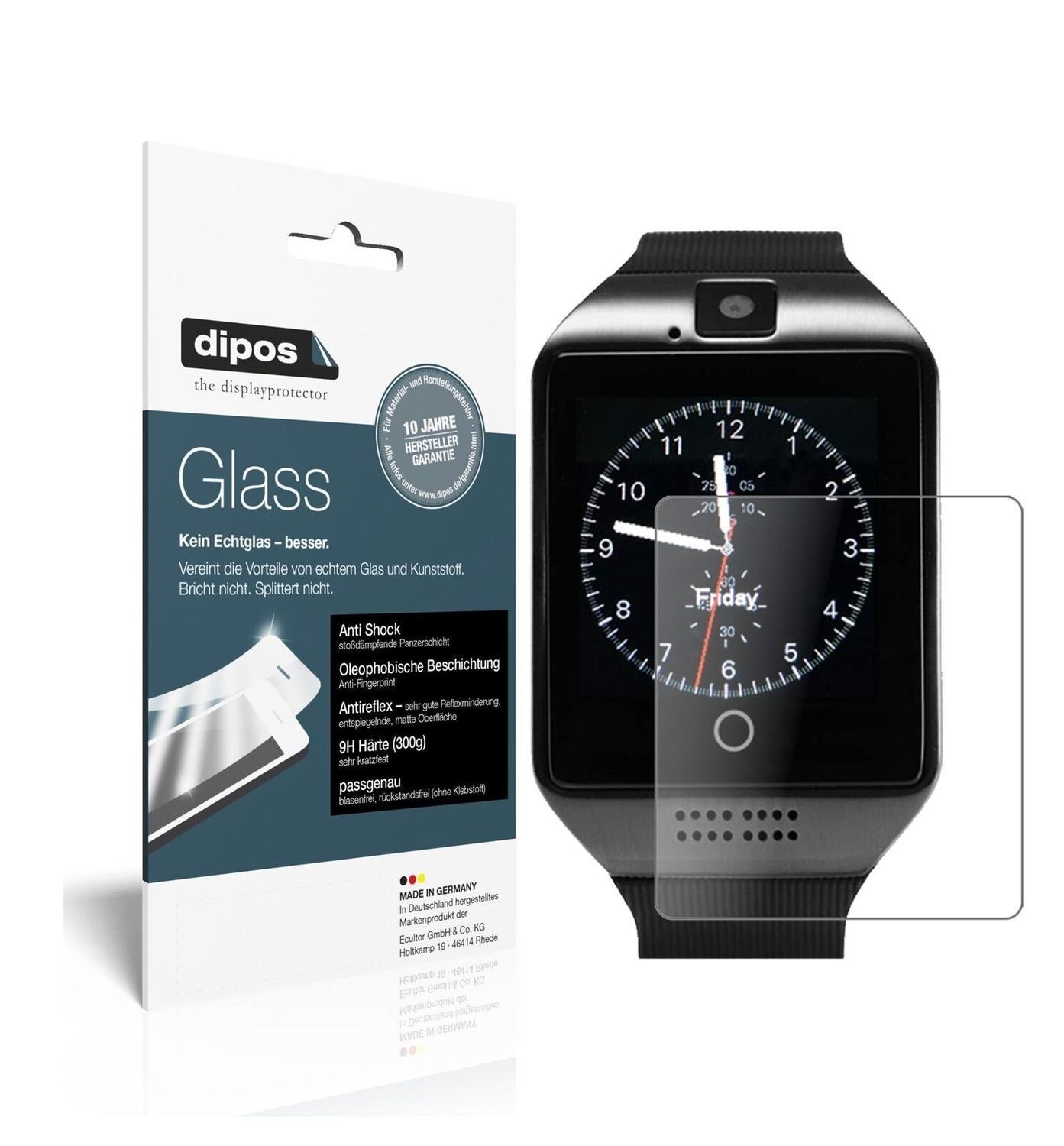 1x 9H Schutzfolie matt für Tagobee TB02 Smartwatch (2)