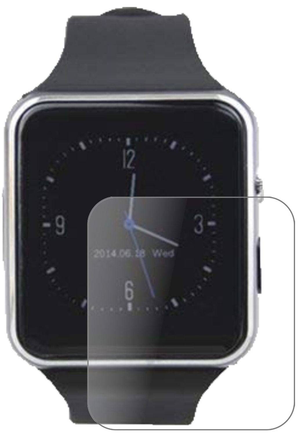 1x 9H Schutzfolie matt für Tagobee TB01 Smartwatch (1)