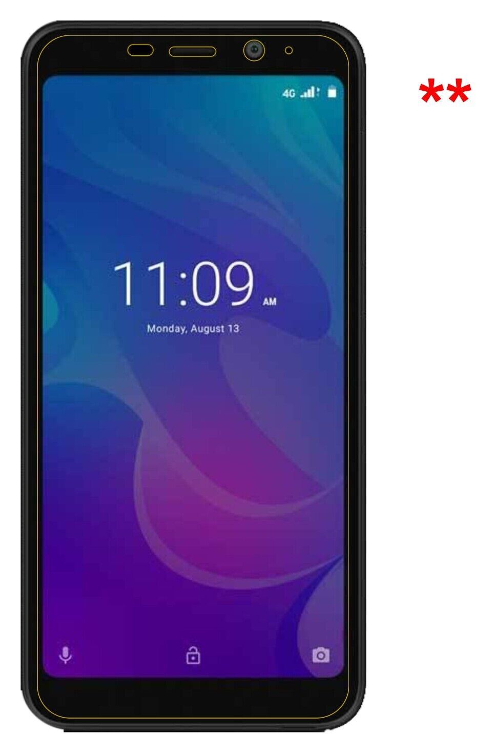 Blickschutzfolie für Meizu C9 matt Schutzfolie Pri (5)