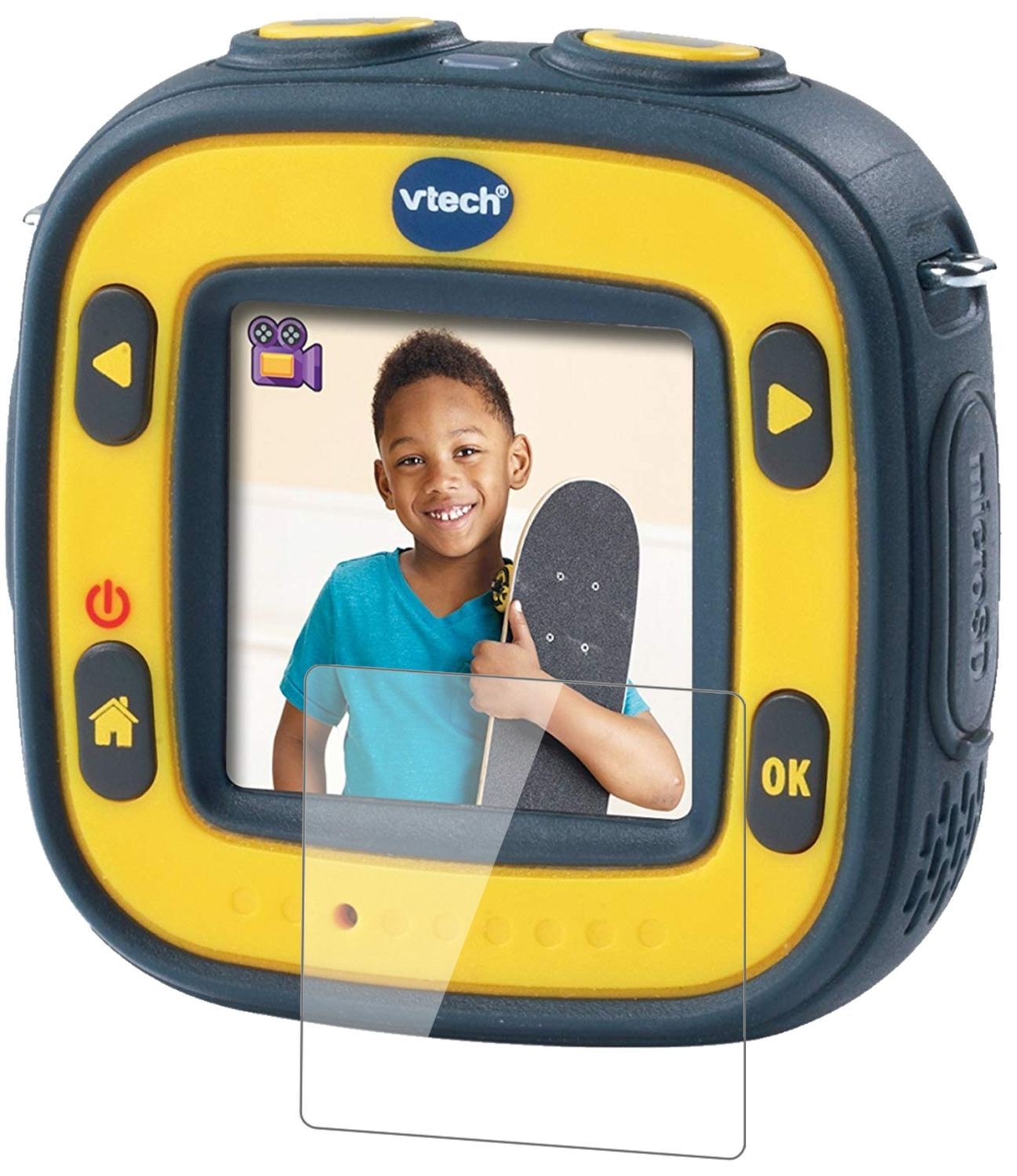 2x 9H Schutzfolie für Vtech Kidizoom Action Cam Pa (2)