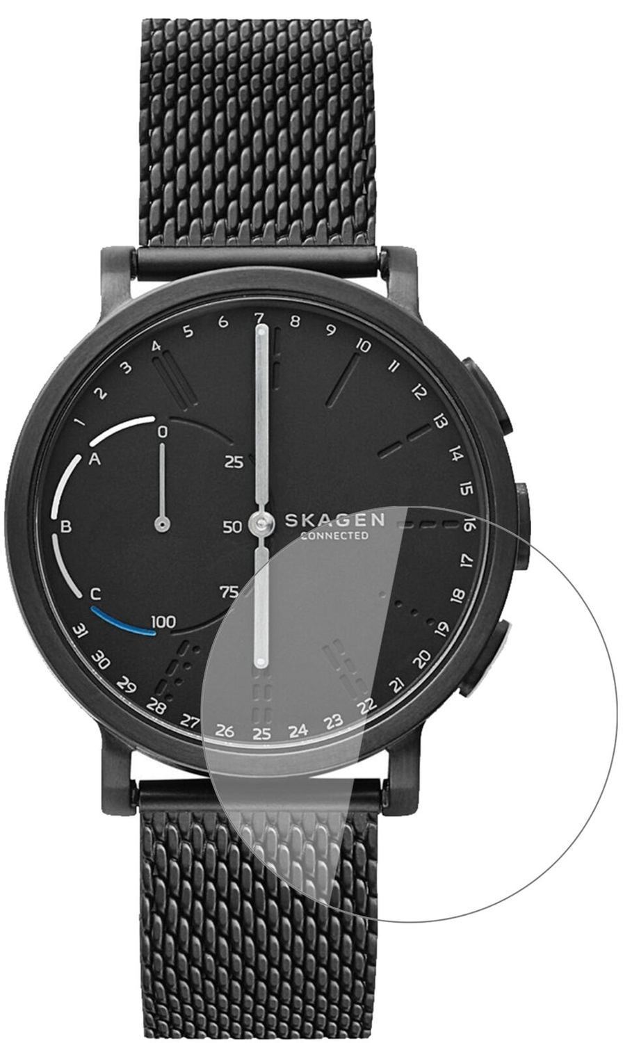1x 9H Schutzfolie für Skagen Hagen Connected Panze (1)