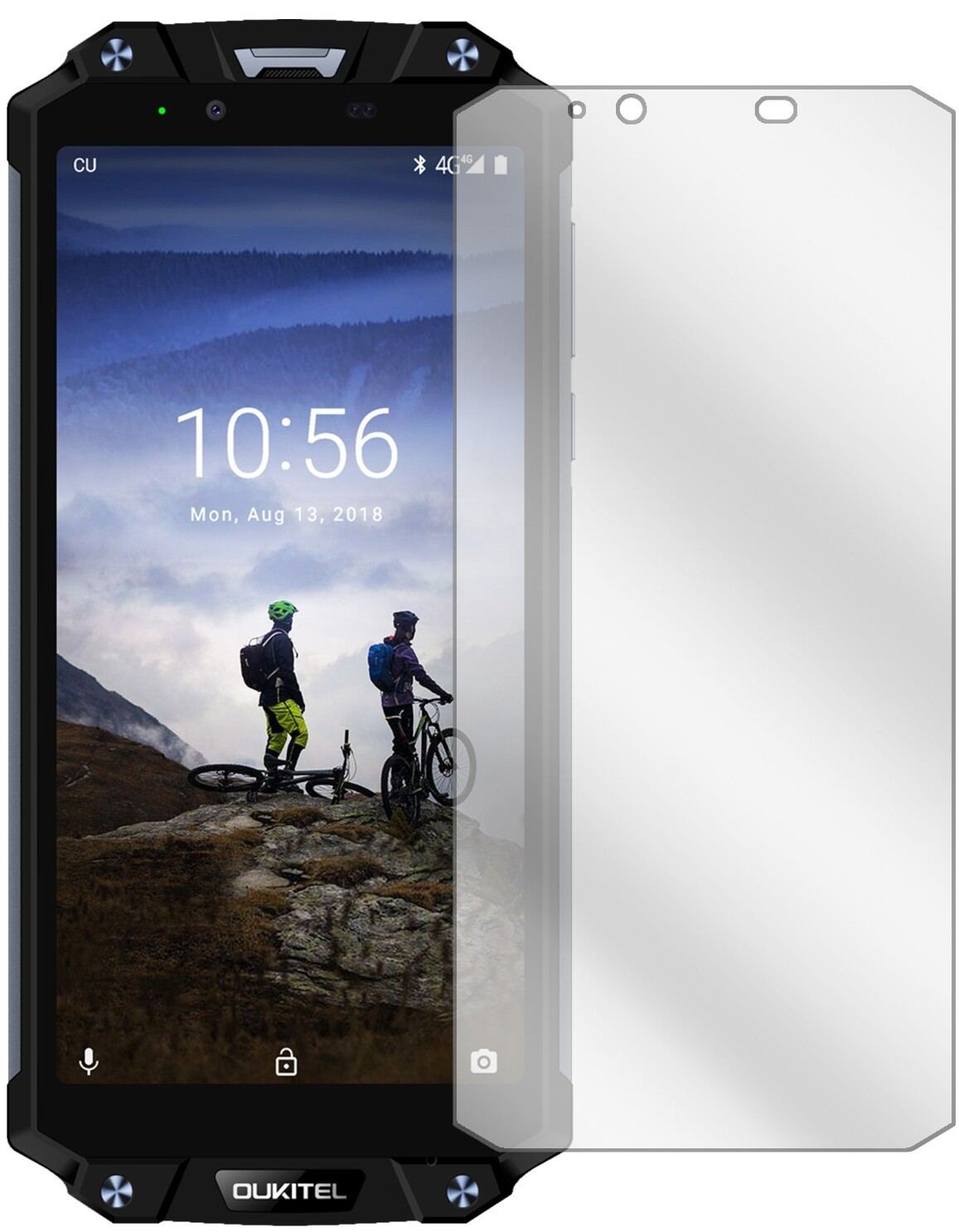 2x Schutzfolie klar für Oukitel WP2 Display-Schutz (2)
