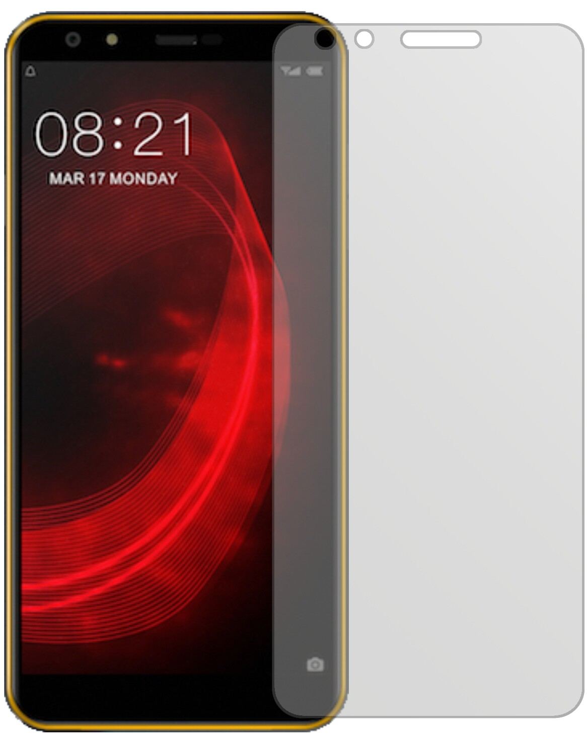 2x Schutzfolie matt für Nubia N2 Lite Display-Schu (2)