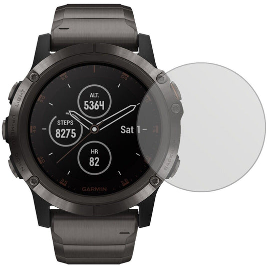 5x Schutzfolie matt für Garmin fenix 5 Plus (47mm) (1)