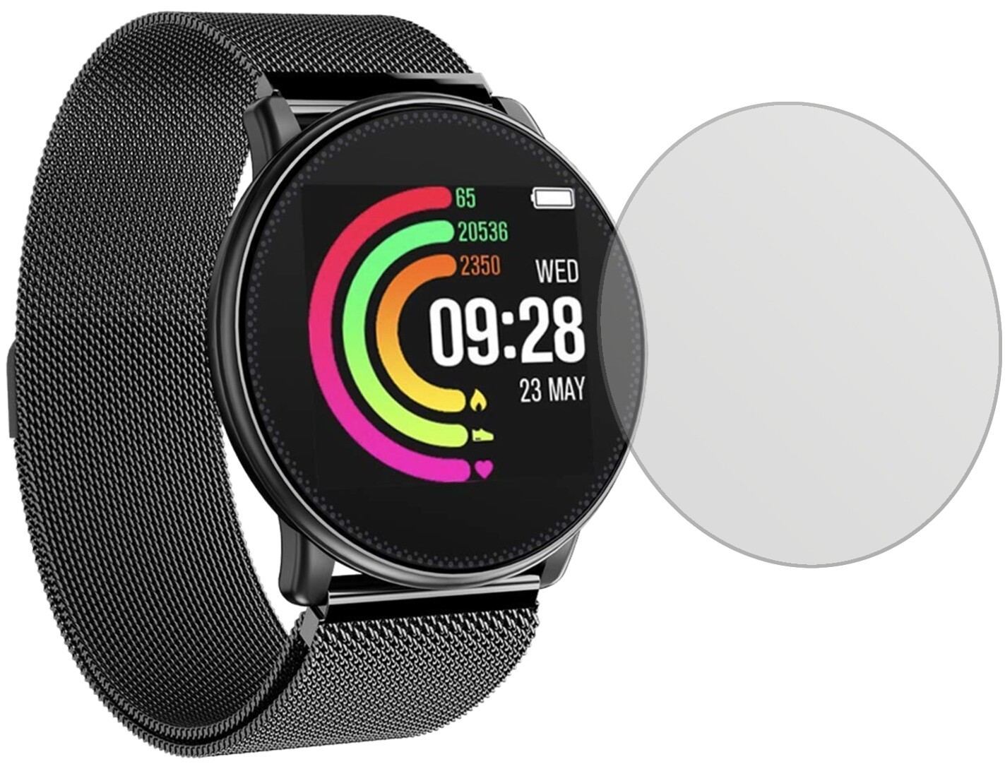 2x Schutzfolie matt für Umidigi Uwatch Display-Sch (2)