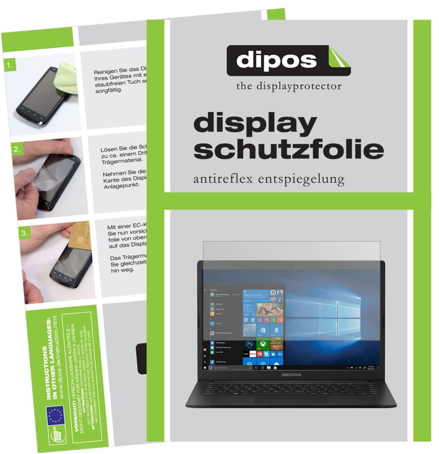 1x Schutzfolie matt für Medion Akoya E4254 Noteboo (2)