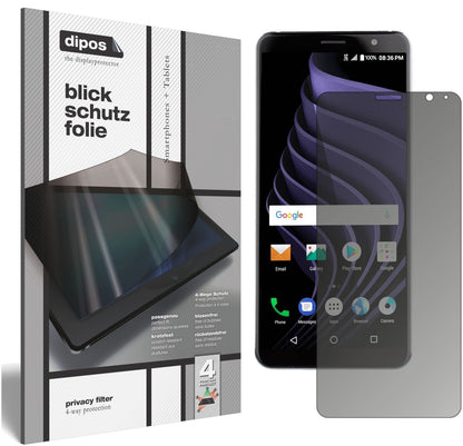 Blickschutzfolie für ZTE Blade Max View matt Schut (1)