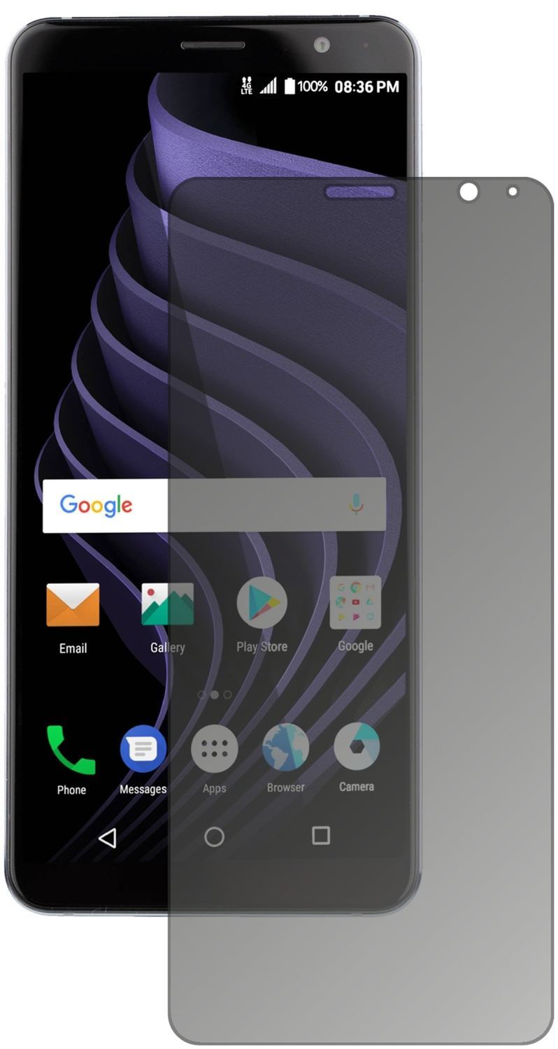 Blickschutzfolie für ZTE Blade Max View matt Schut (2)