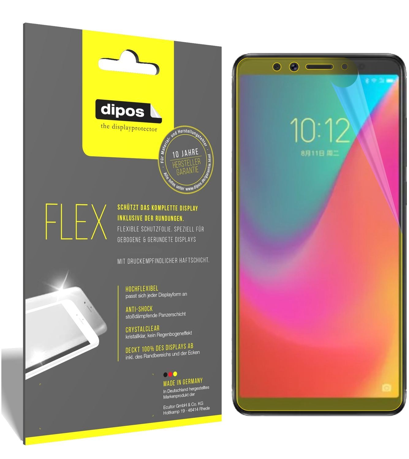 3x 3D Full Cover Schutzfolie für Lenovo K5 Pro (1)