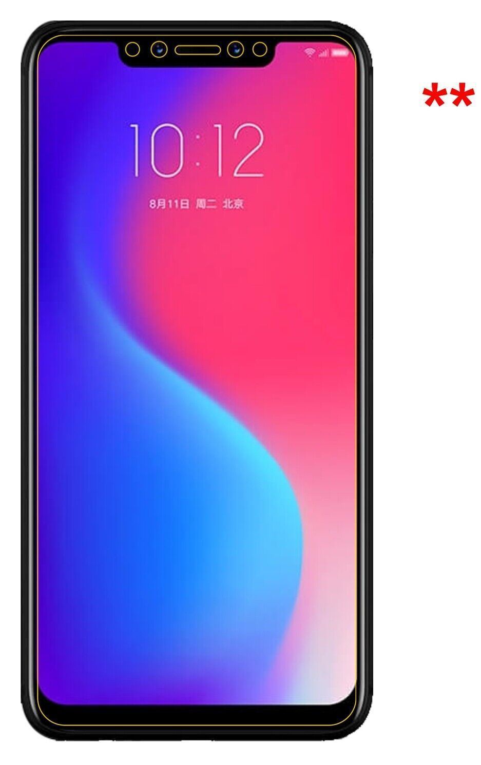 Blickschutzfolie für Lenovo S5 Pro matt Schutzfoli (5)