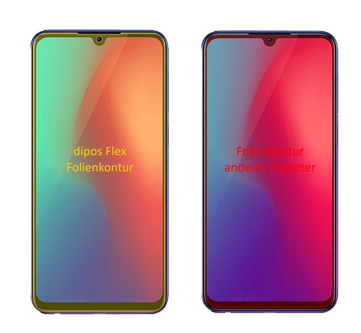 3x 3D Full Cover Schutzfolie für Vivo Z3 (2)