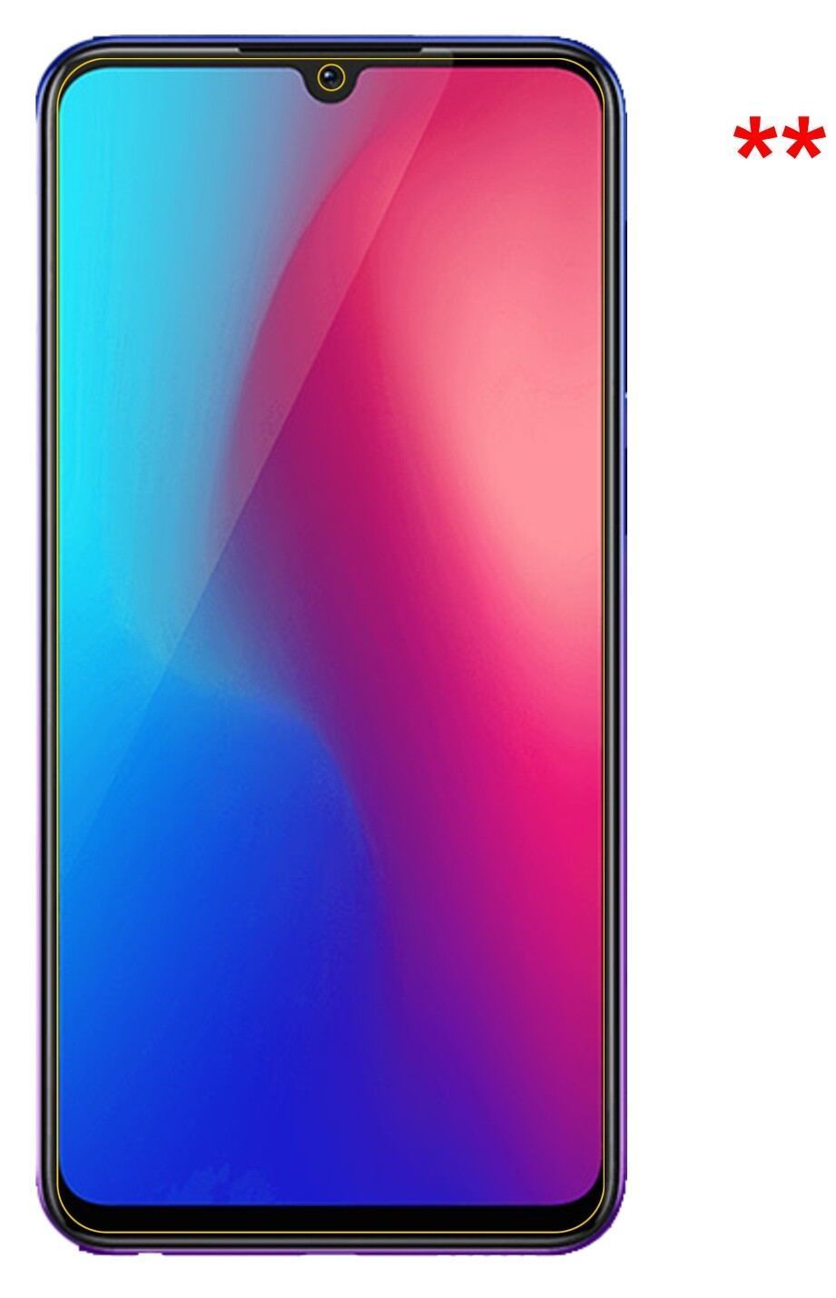 2x Schutzfolie matt für Vivo Z3 Display-Schutzfoli (6)