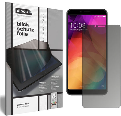 Blickschutzfolie für Coolpad Note 8 matt Schutzfol (2)