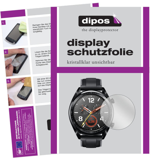 6x Schutzfolie klar für Huawei Watch GT Display-Sc (1)