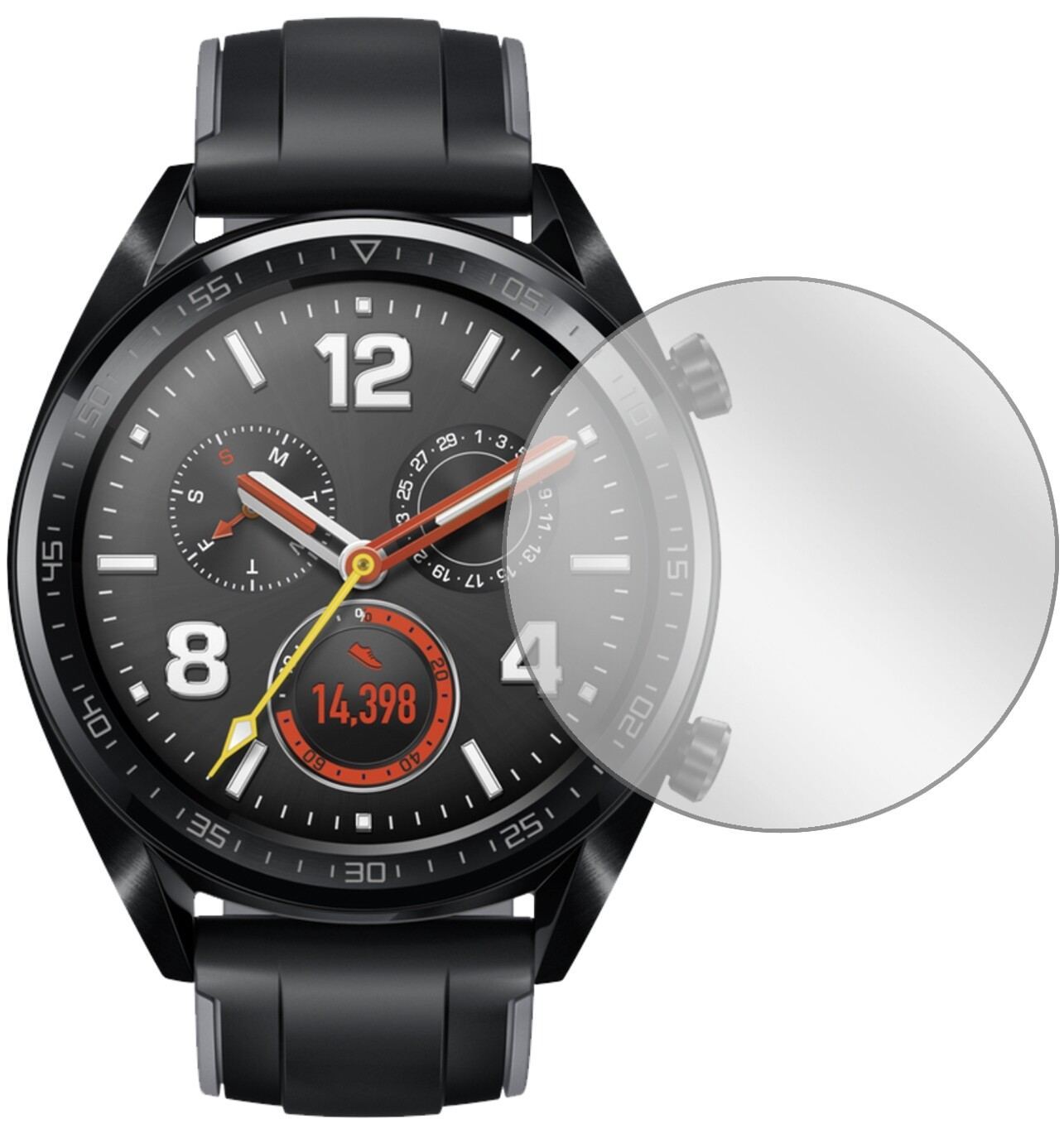 6x Schutzfolie klar für Huawei Watch GT Display-Sc (2)