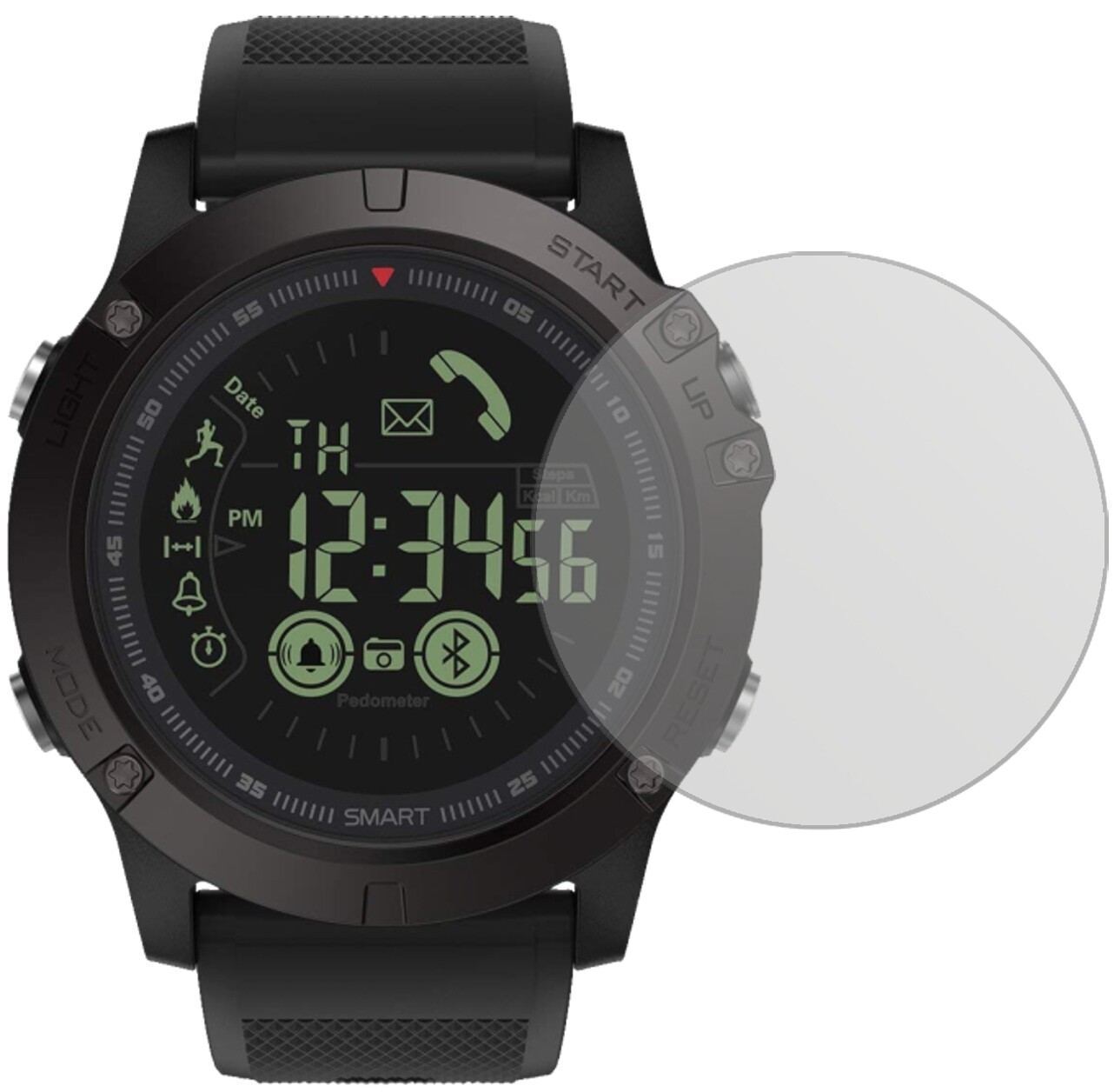6x Schutzfolie matt für Gokoo S10 Smartwatch Displ (2)