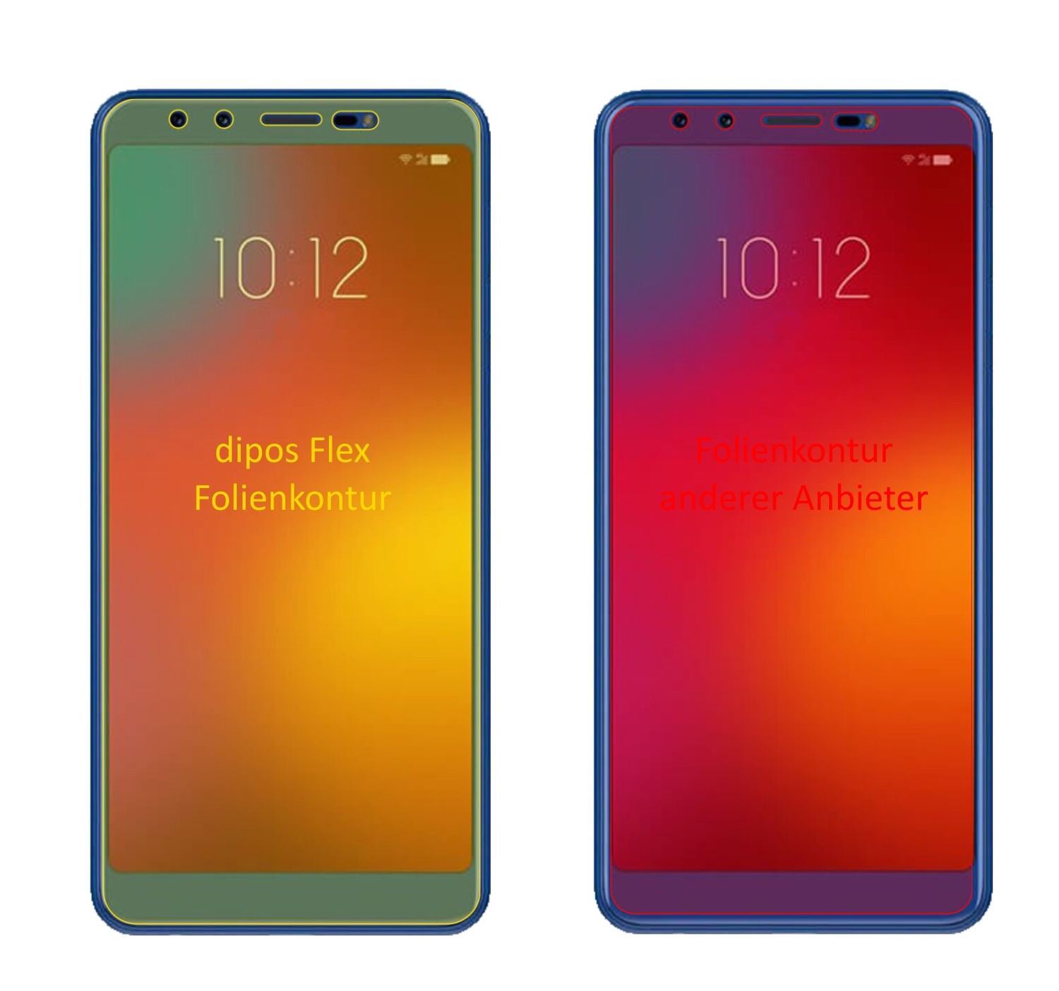 3x 3D Full Cover Schutzfolie für Lenovo K9 (2)