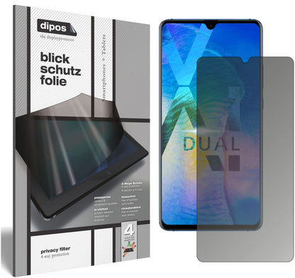 Blickschutzfolie für Huawei Mate 20 X matt Schutzf (1)