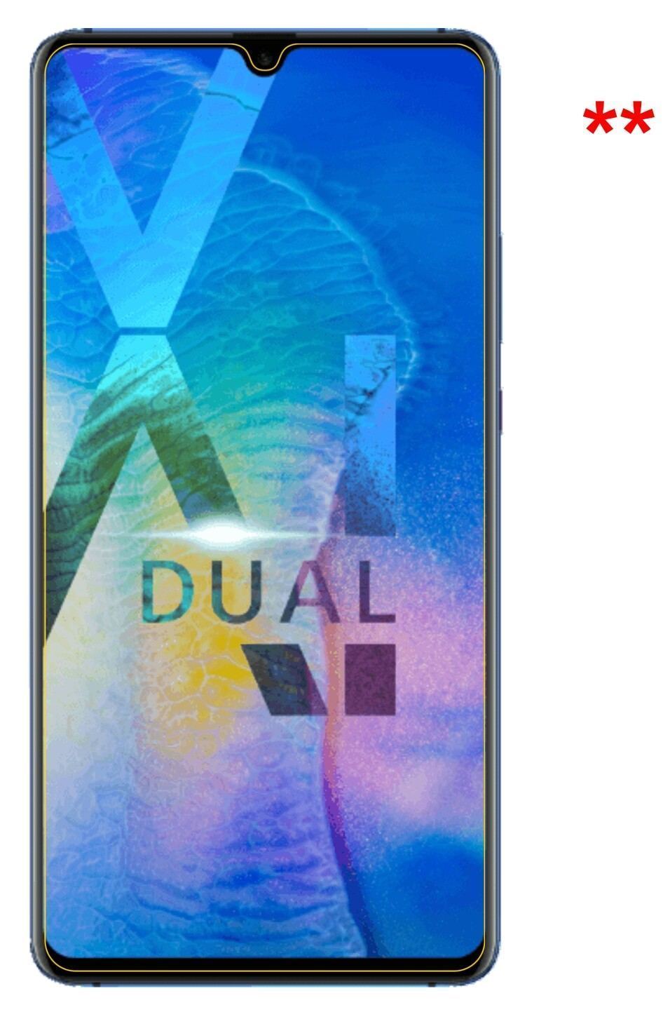 Blickschutzfolie für Huawei Mate 20 X matt Schutzf (5)