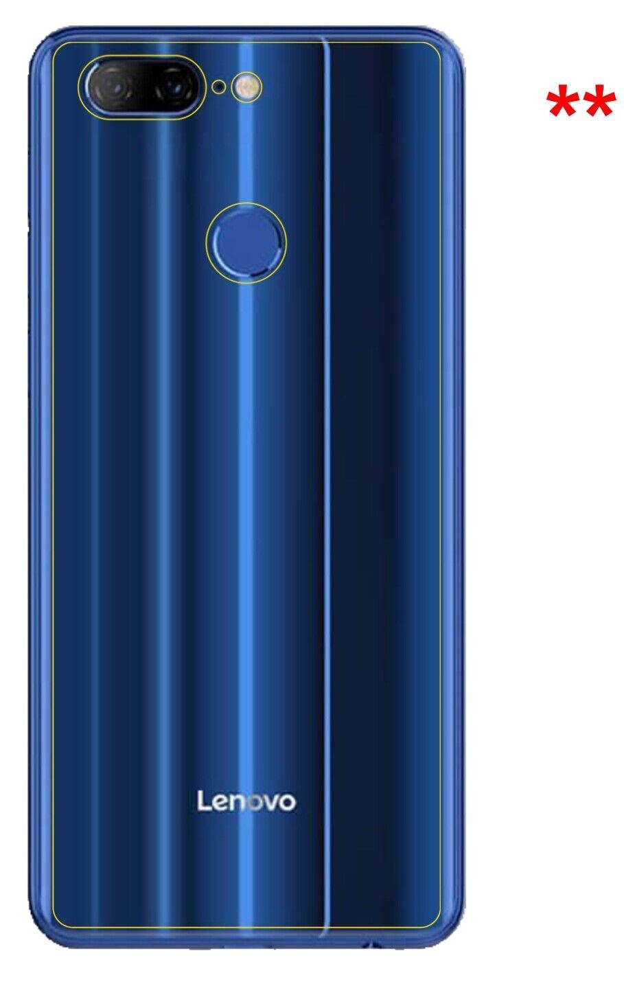 5x Schutzfolie matt für Lenovo K9 Rückseite Displa (6)