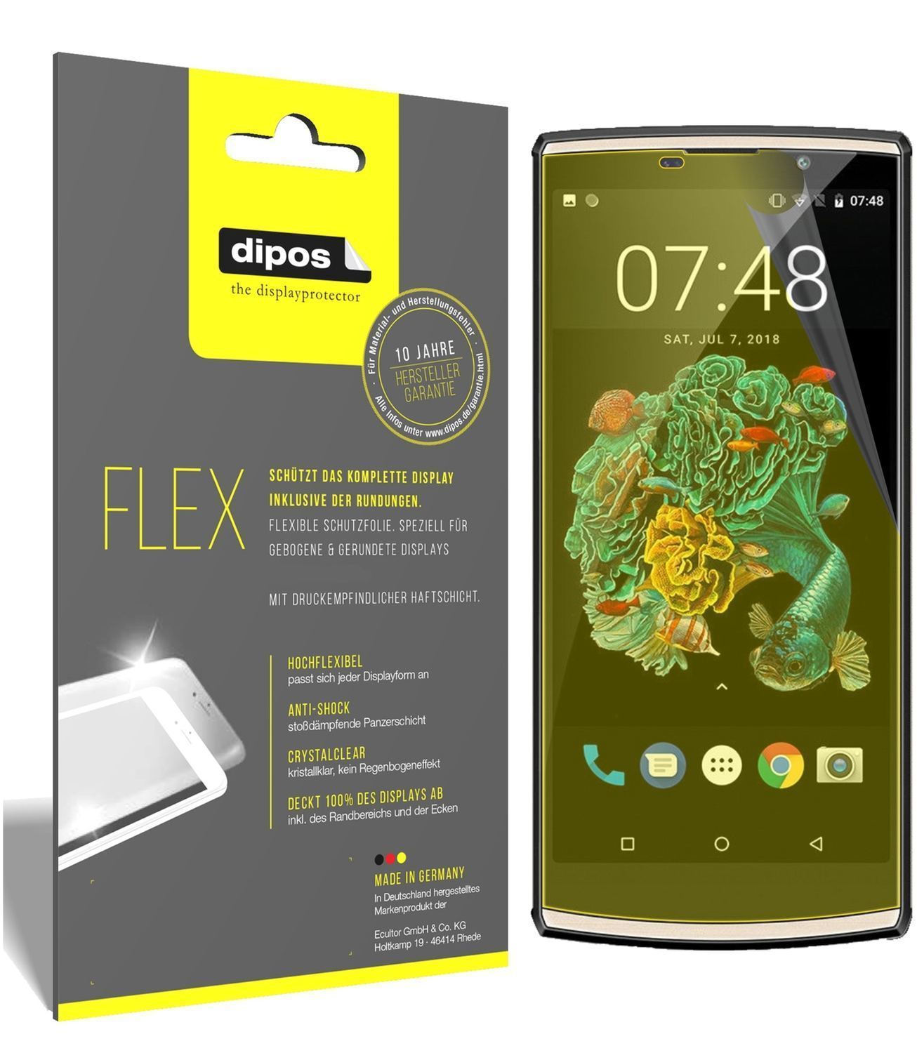 3x 3D Full Cover Schutzfolie für Oukitel K7 (1)
