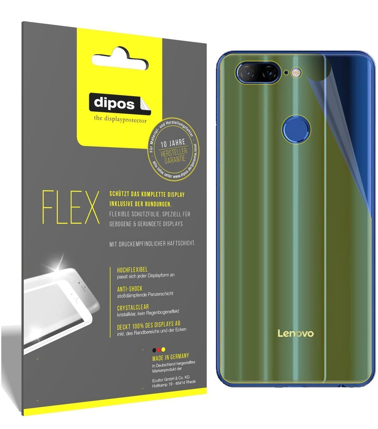 3x 3D Full Cover Schutzfolie für Lenovo K9 Rücksei (1)