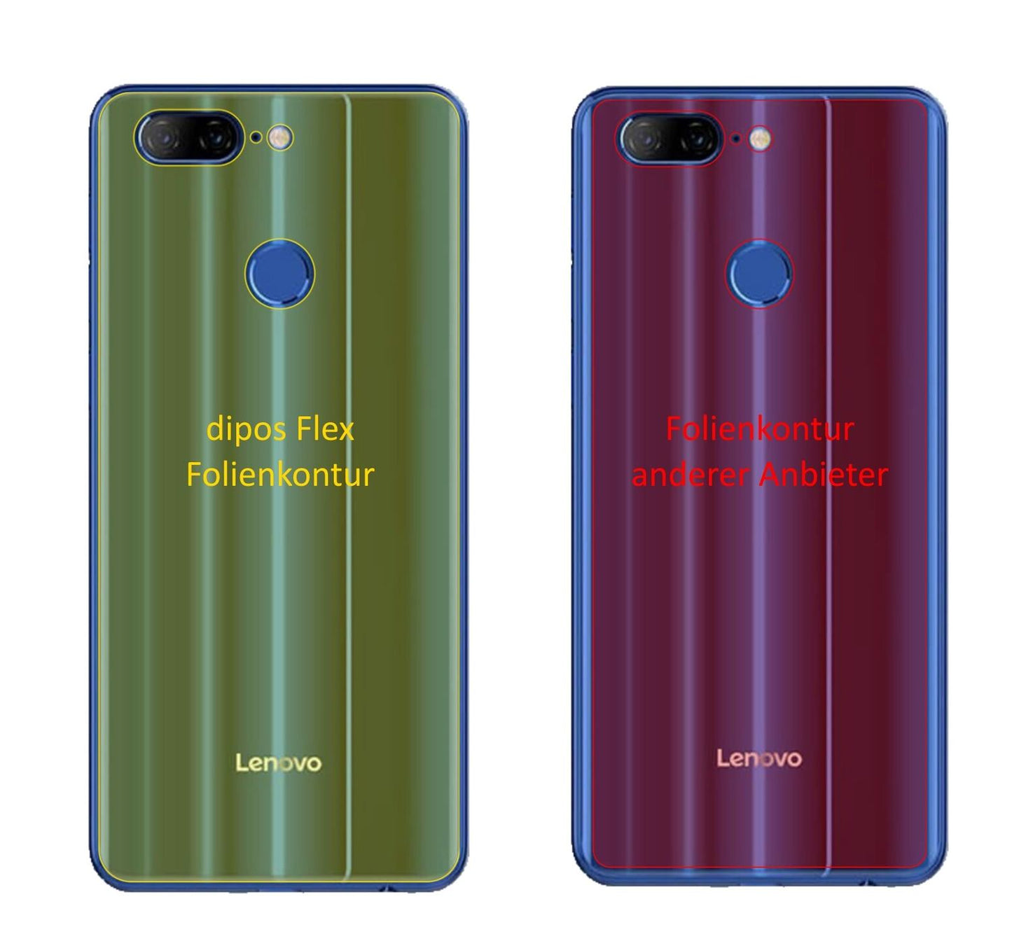 3x 3D Full Cover Schutzfolie für Lenovo K9 Rücksei (2)