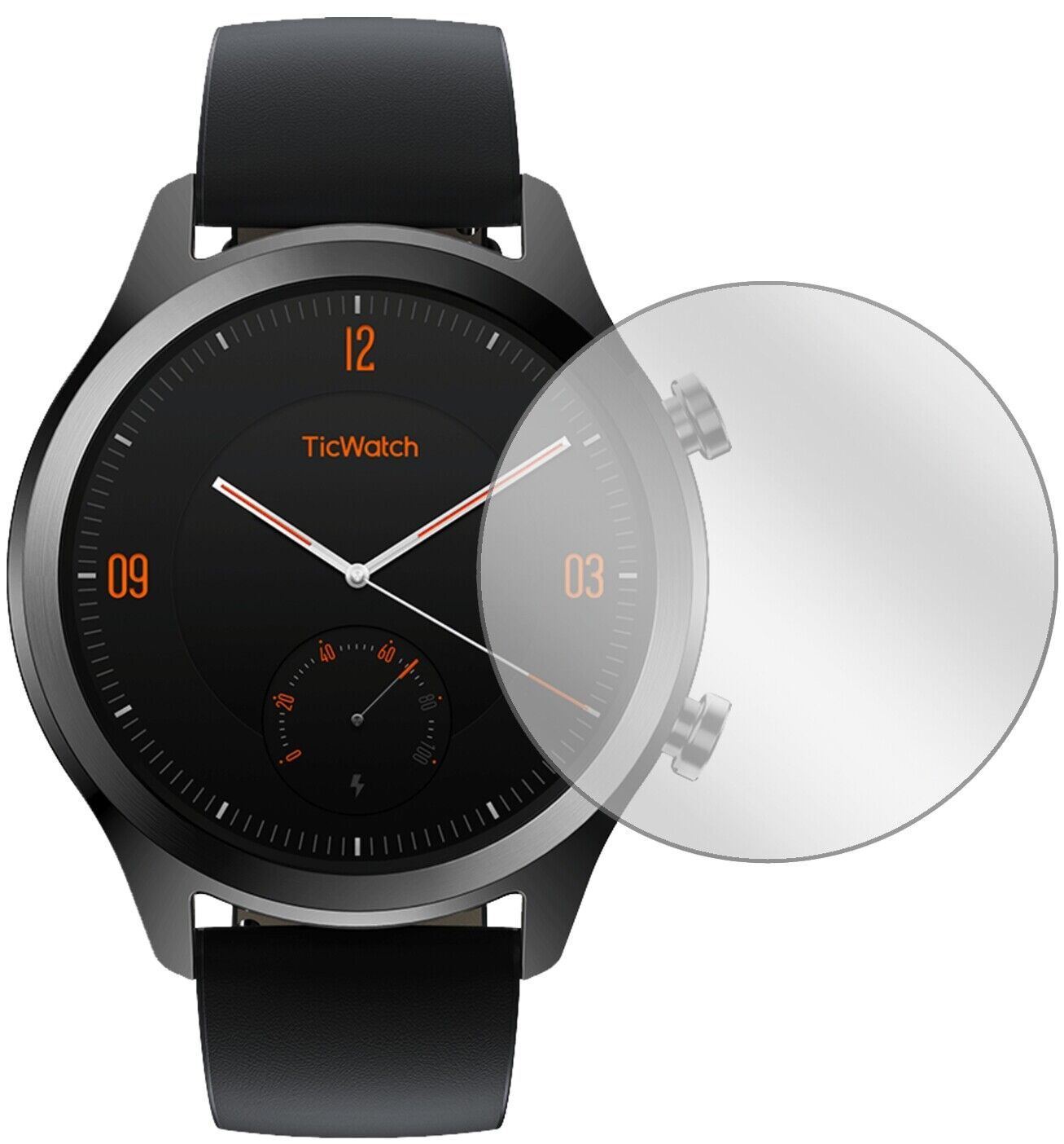 5x Schutzfolie klar für TicWatch C2 Smartwatch Dis (1)