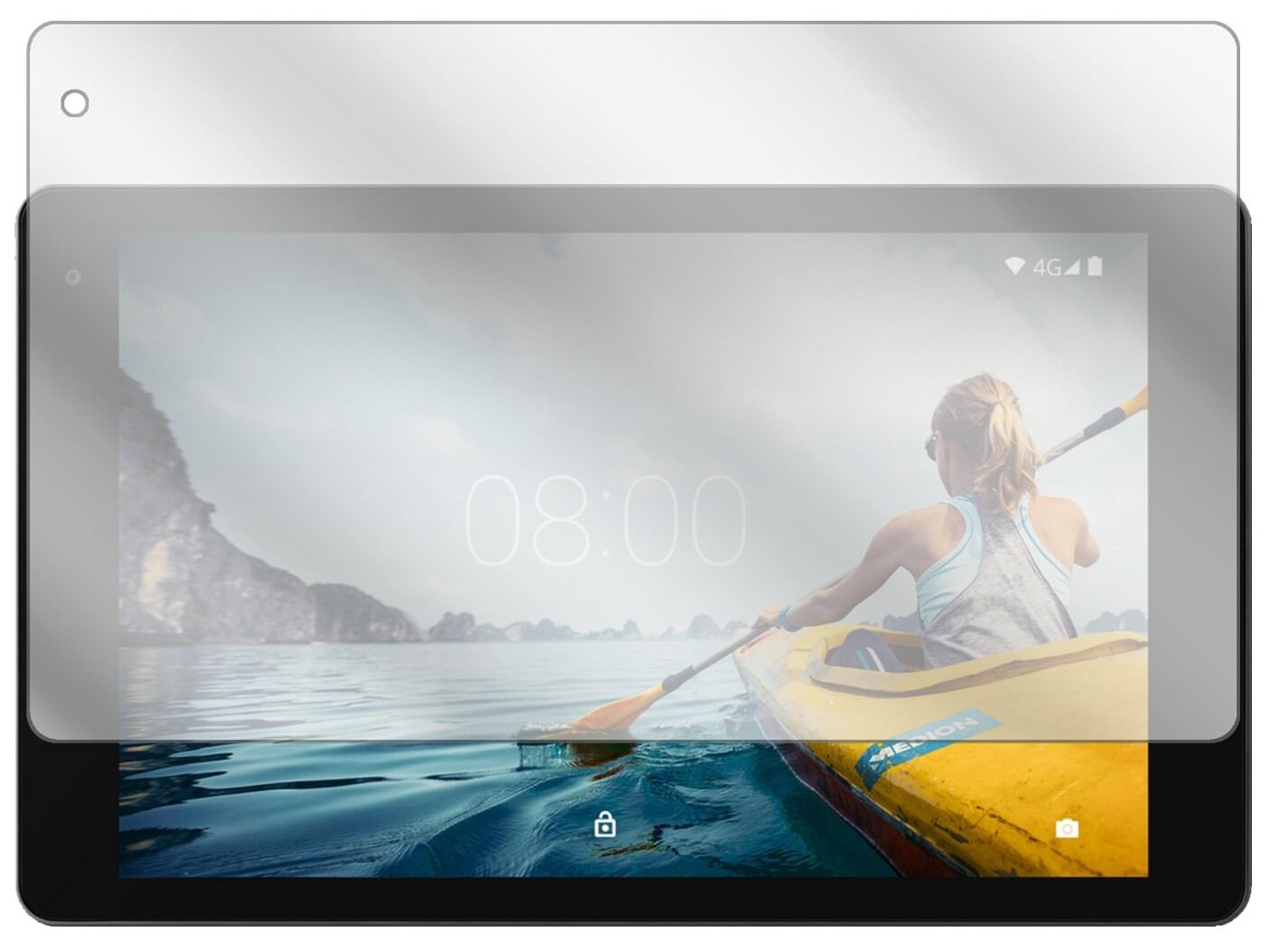2x Schutzfolie klar für Medion Lifetab P10610 Disp (2)