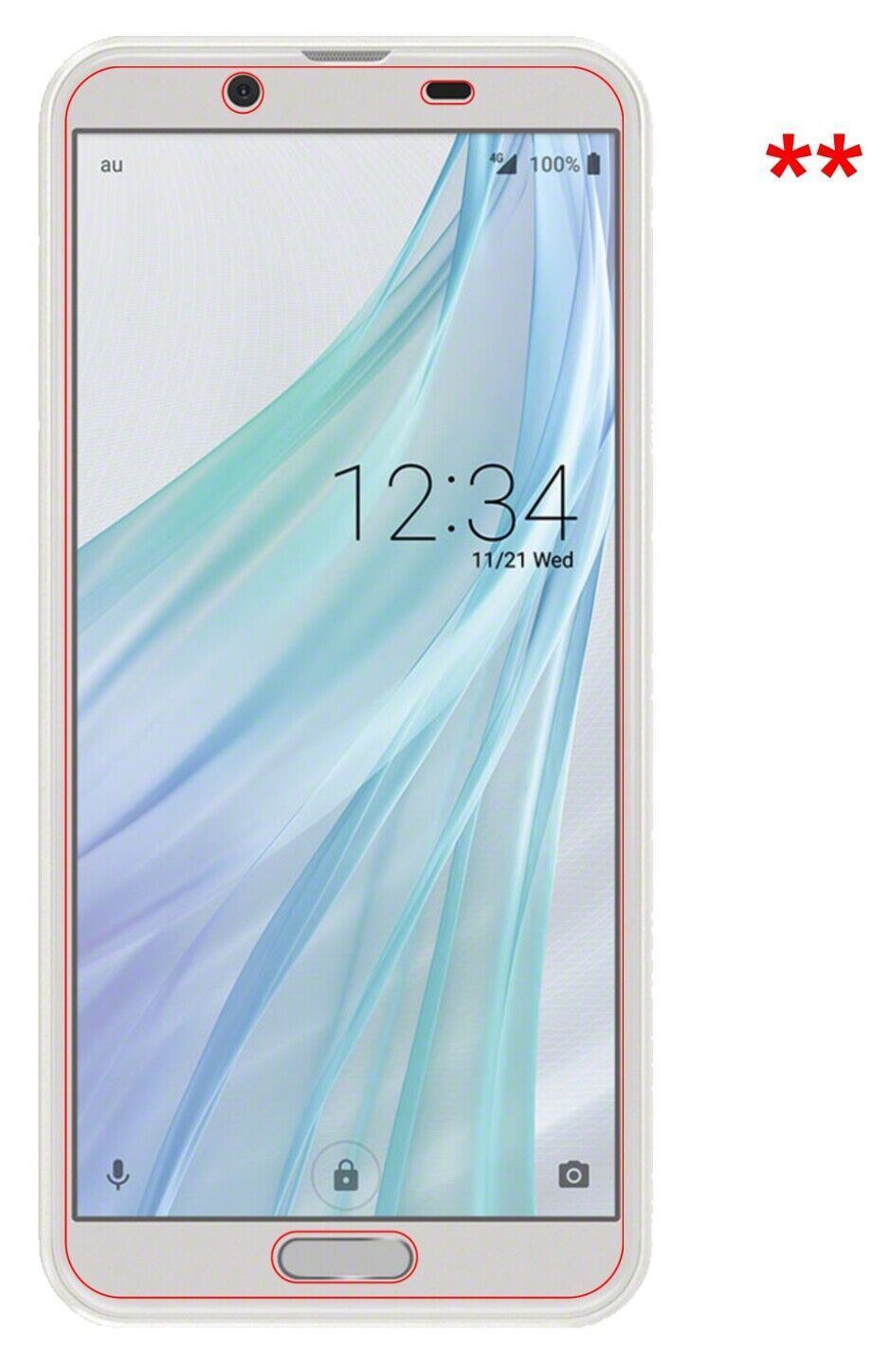 1x 9H Schutzfolie matt für Sharp Aquos Sense2 Panz (9)
