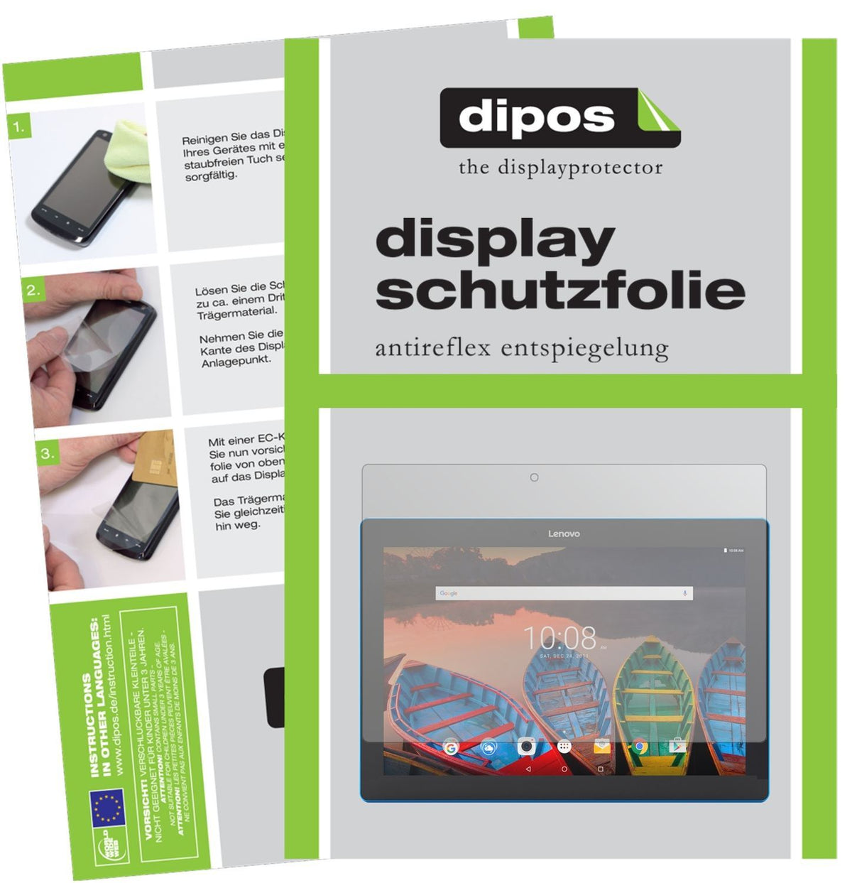 2x Schutzfolie matt für Lenovo Tab10 (ZA1U0072DE)  (1)