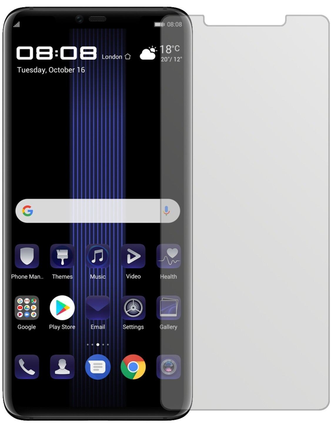6x Schutzfolie matt für Huawei Porsche Design Mate (2)