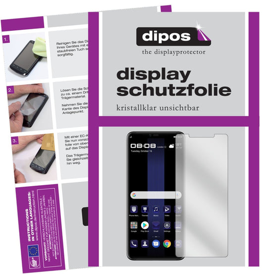 2x Schutzfolie klar für Huawei Porsche Design Mate (1)