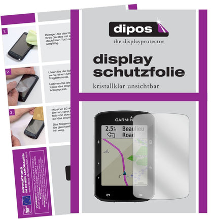 2x Schutzfolie klar für Garmin Edge 520 Plus Displ (2)