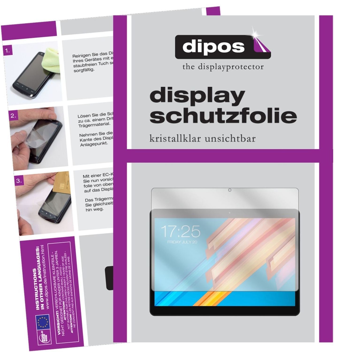 1x Schutzfolie klar für Teclast M20 Display-Schutz (2)