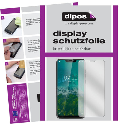 5x Schutzfolie klar für Kruger Matz Smartfon LIVE  (2)