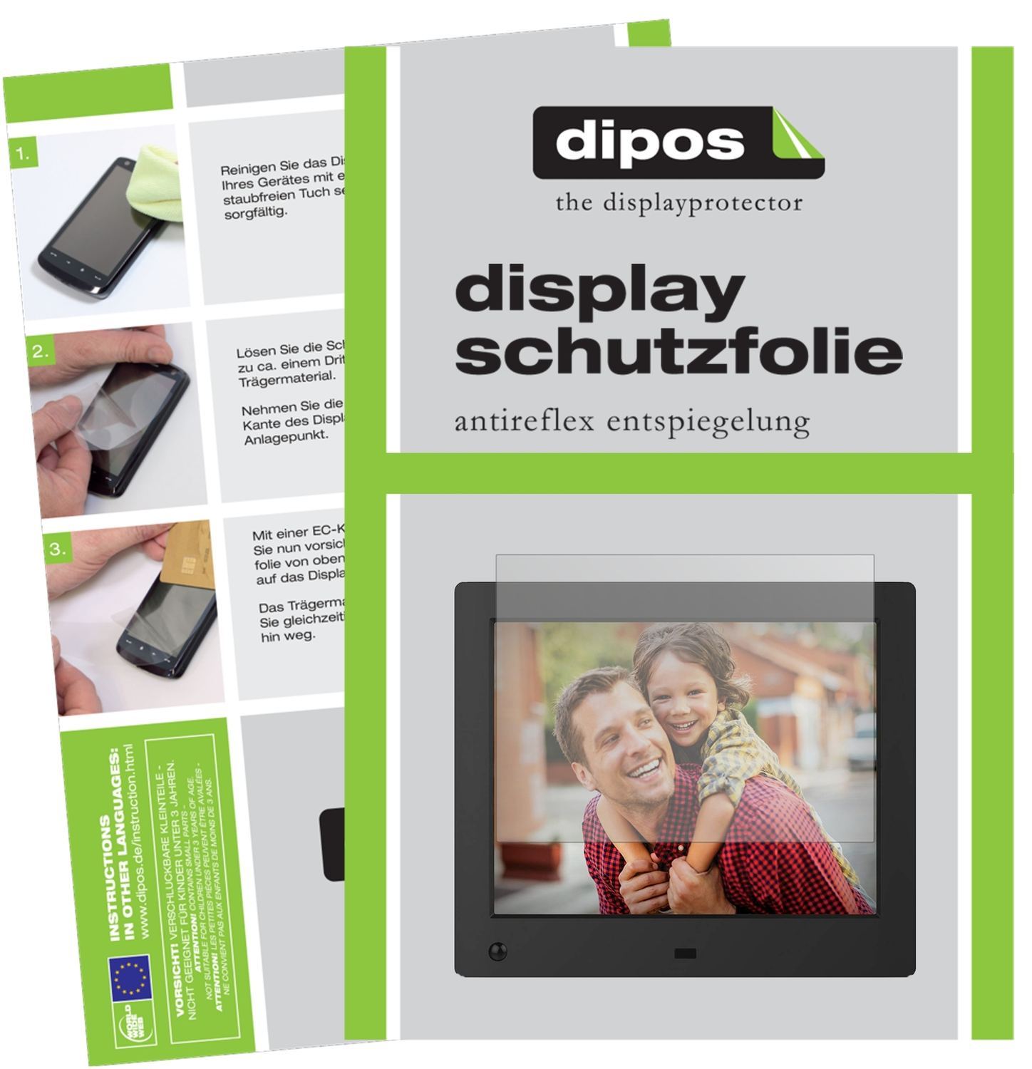6x Schutzfolie matt für NIX Advance 8 Zoll Digital (1)