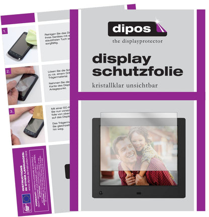 6x Schutzfolie klar für NIX Advance 8 Zoll Digital (1)