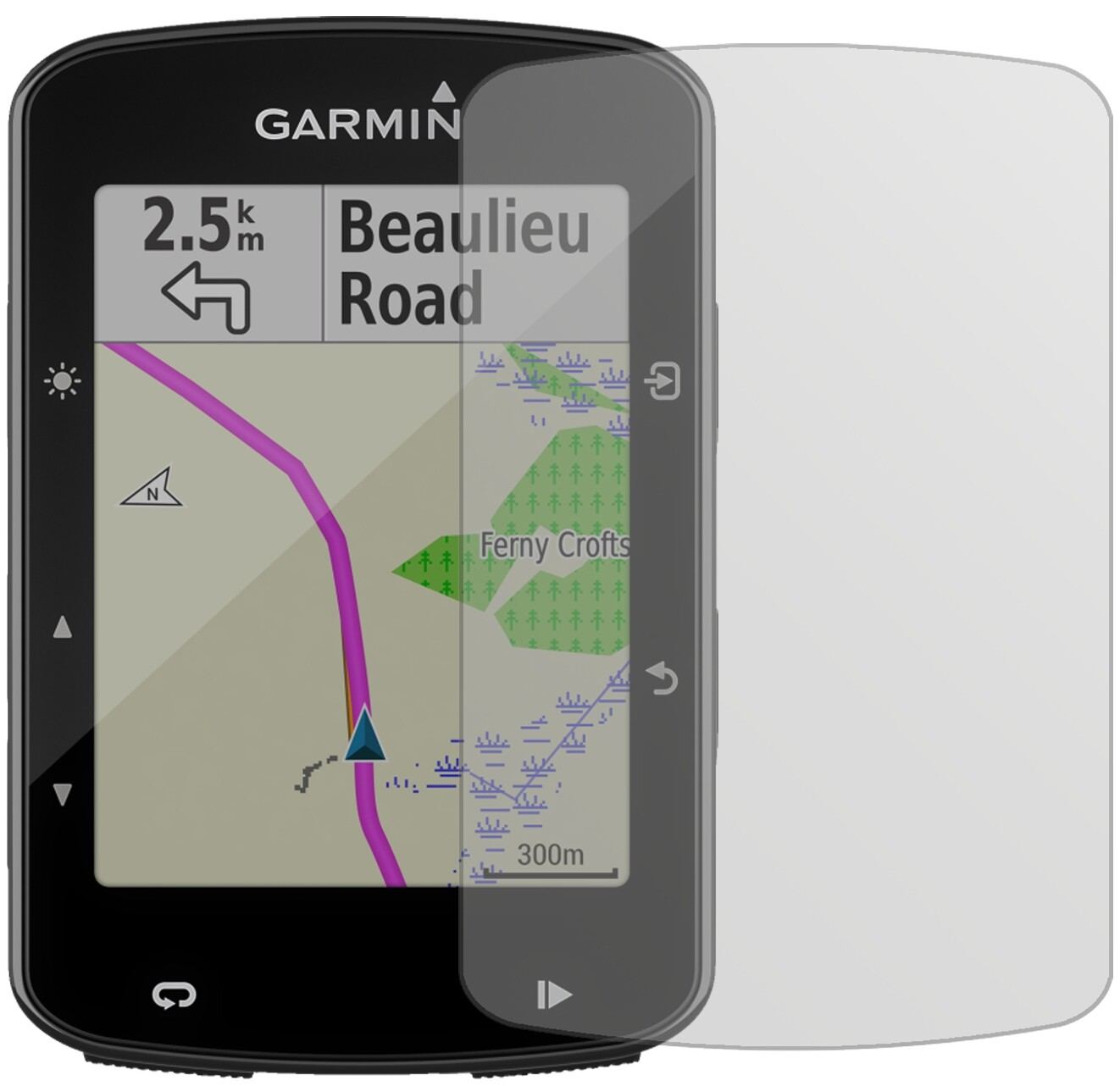 3x Schutzfolie matt für Garmin Edge 520 Plus Displ (2)