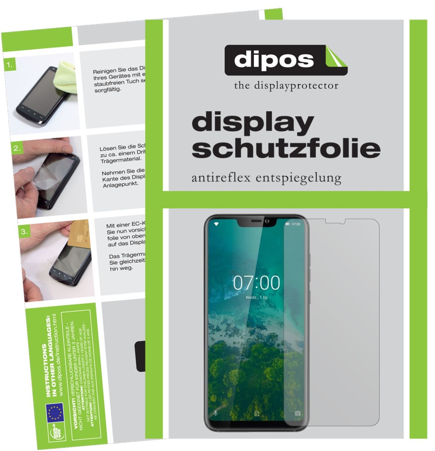 6x Schutzfolie matt für Kruger Matz Smartfon LIVE  (1)