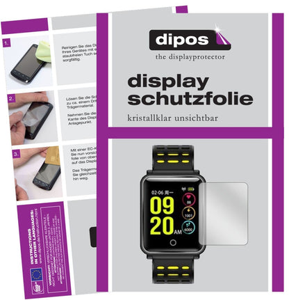 5x Schutzfolie klar für TagoBee TB06 Smartwatch Di (2)