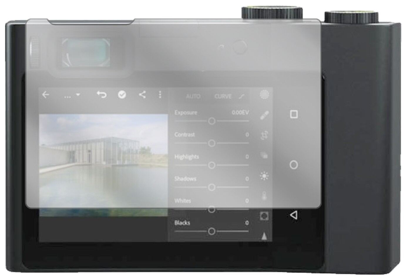 6x Schutzfolie klar für Zeiss ZX1 Display-Schutzfo (2)