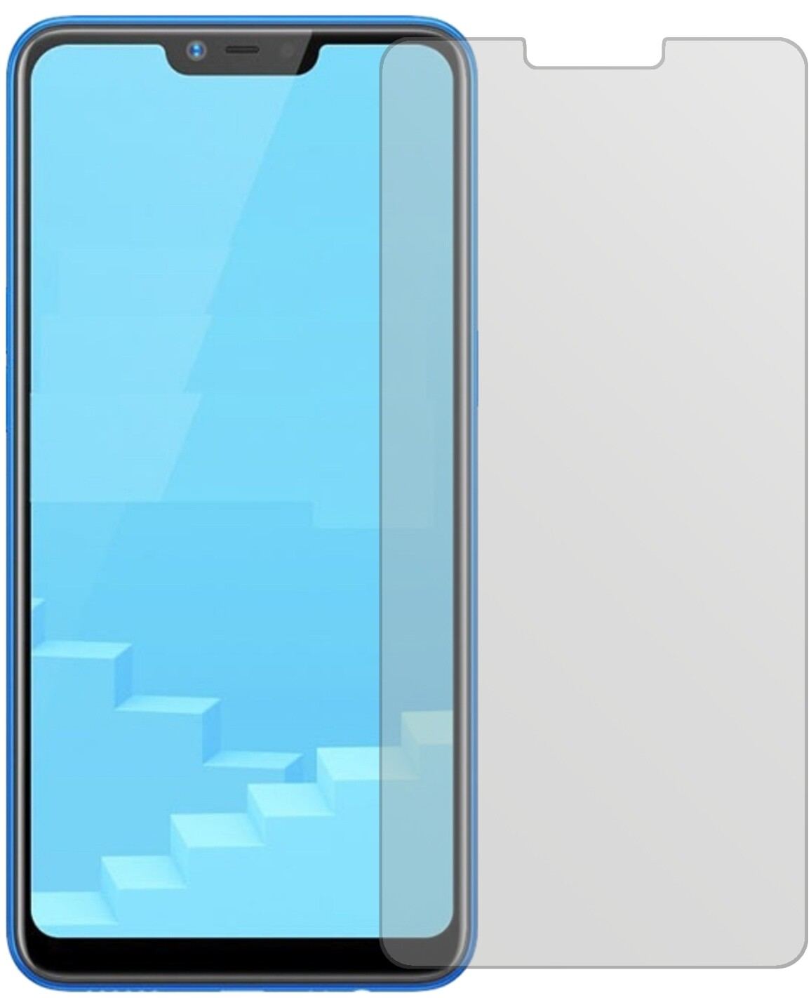 6x Schutzfolie matt für Oppo Realme C1 Display-Sch (2)