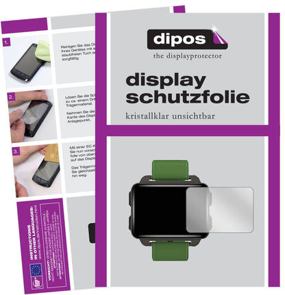 6x Schutzfolie klar für LEMFO LEM4 Smartwatch Disp (1)