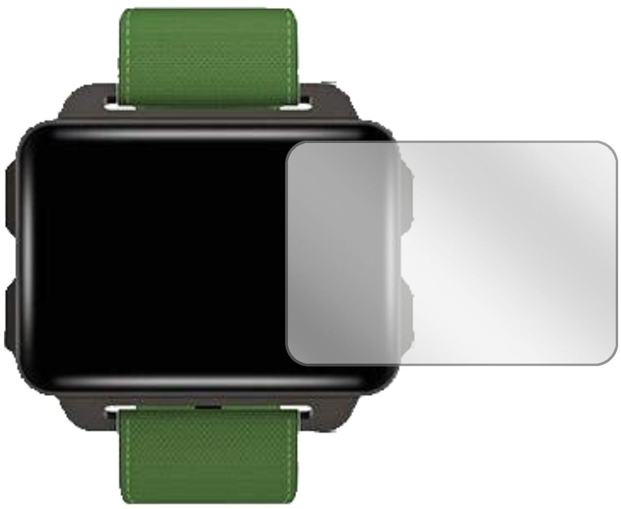 6x Schutzfolie klar für LEMFO LEM4 Smartwatch Disp (2)